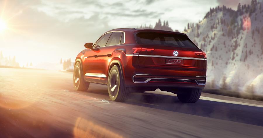  Volkswagen Atlas Cross Sport Concept 2018 года  (фото 2 из 30)
